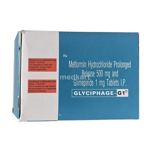 glyciphage g 1mg tablet 10's